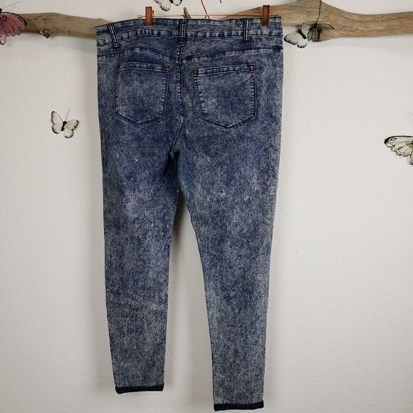 Zenobia acid wash blue skinny jeans - Picture 5 of 8